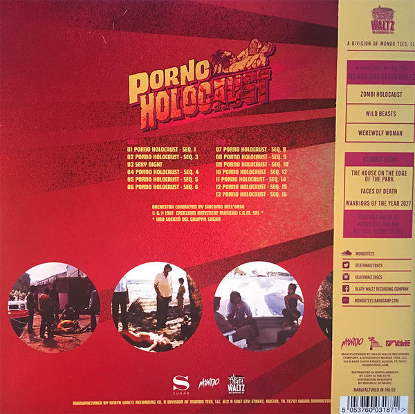 Nico Fidenco – Porno Holocaust - Original Motion Picture Soundtrack LP vinyl record, image 2 of 5