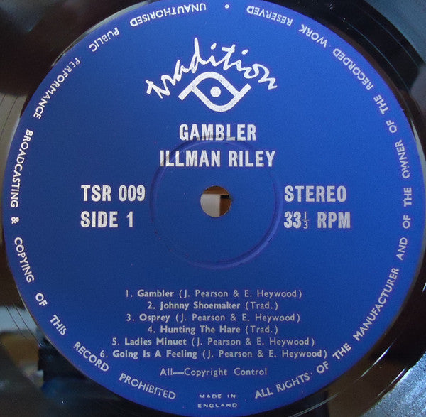 Illman Riley – Gambler LP vinyl record, image 3 of 4