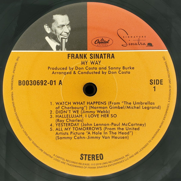 Frank Sinatra – My Way LP vinyl record, image 4 of 5