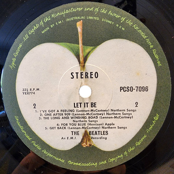 The Beatles – Let It Be LP vinyl record, image 4 of 4