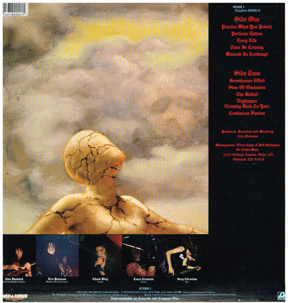 Testament – Practice What You Preach LP vinyl record, image 2 of 4