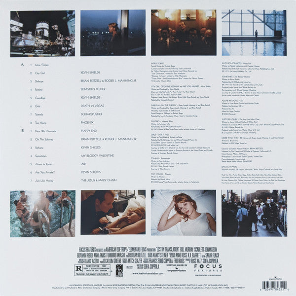 Various – Lost In Translation (Music From The Motion Picture Soundtrack) LP vinyl record, image 2 of 8