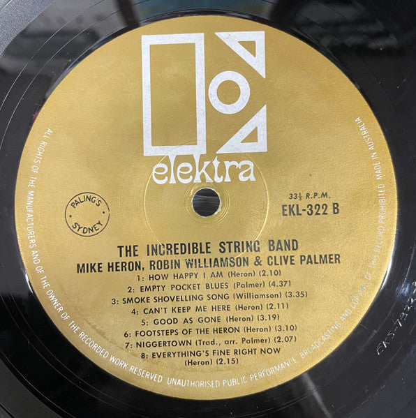 The Incredible String Band – The Incredible String Band LP vinyl record, image 4 of 4