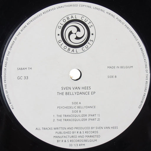Sven Van Hees – The Bellydance EP 12" vinyl record, image 1 of 3