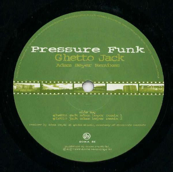 Pressure Funk – Ghetto Jack 12" vinyl record, image 2 of 3