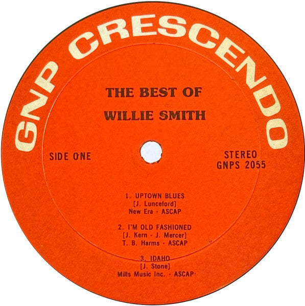 Willie Smith – The Best Of Willie Smith LP vinyl record, image 3 of 4