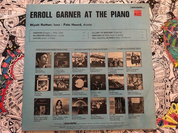 Erroll Garner – Erroll Garner At The Piano LP vinyl record, image 2 of 4