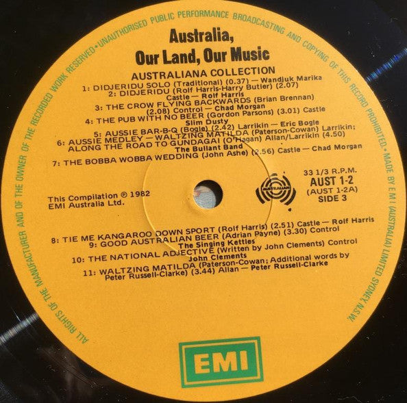 Various – Australia - Our Land Our Music (2xLP) LP vinyl record, image 6 of 7