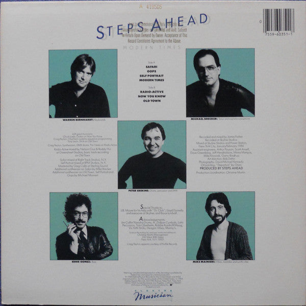 Steps Ahead – Modern Times LP vinyl record, image 2 of 4