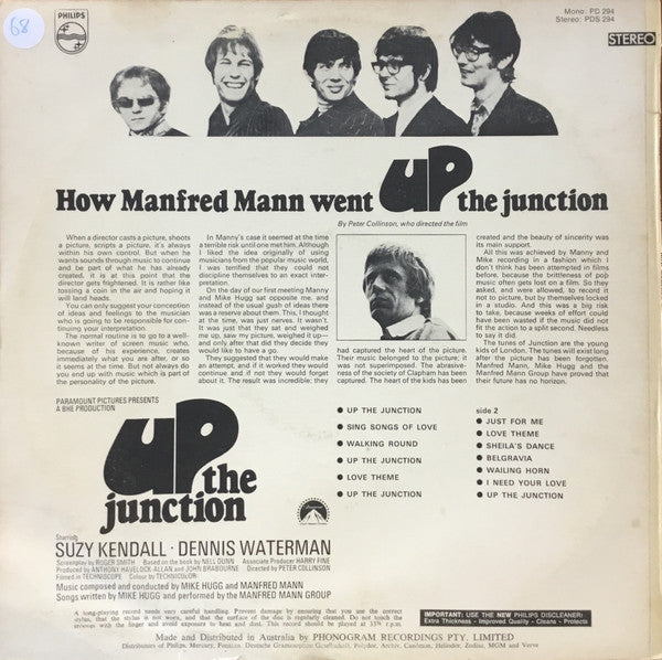 Manfred Mann – Up The Junction LP vinyl record, image 3 of 3