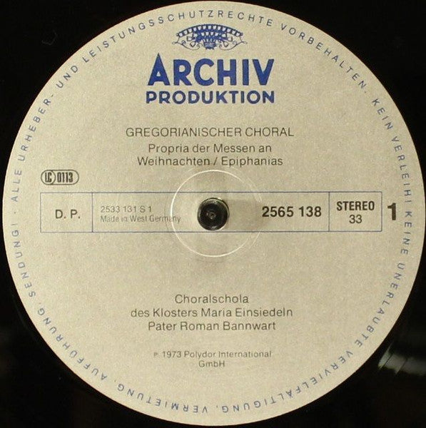 Various – Die Tradition Des Gregorianischen Chorals (6xLP) LP vinyl record, image 5 of 10