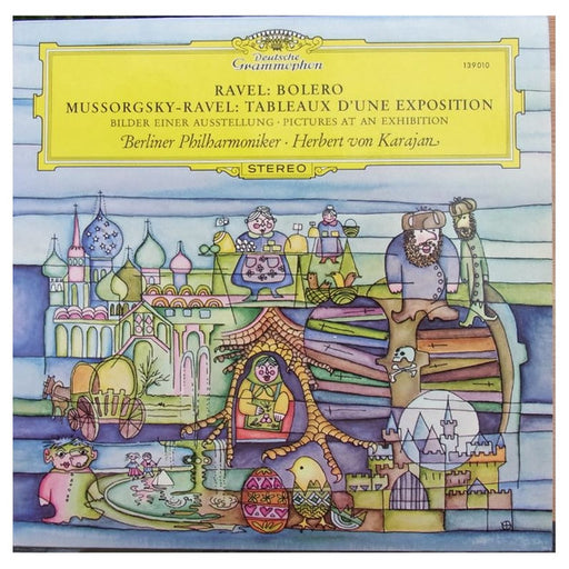 Maurice Ravel, Modest Mussorgsky, Maurice Ravel, Herbert von Karajan, Berliner Philharmoniker – Bolero / Pictures At An Exhibition LP vinyl record, image 1 of 4