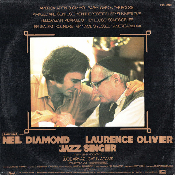 Neil Diamond – The Jazz Singer (Original Songs From The Motion Picture) LP vinyl record, image 3 of 7