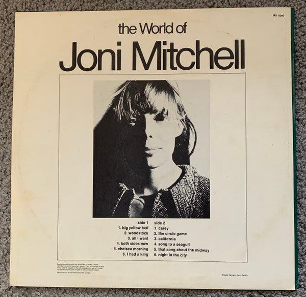 Joni Mitchell – The World Of Joni Mitchell LP vinyl record, image 2 of 5