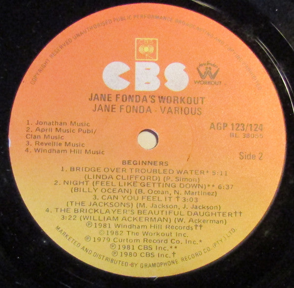 Various – Jane Fonda's Workout Record (2xLP) LP vinyl record, image 6 of 7