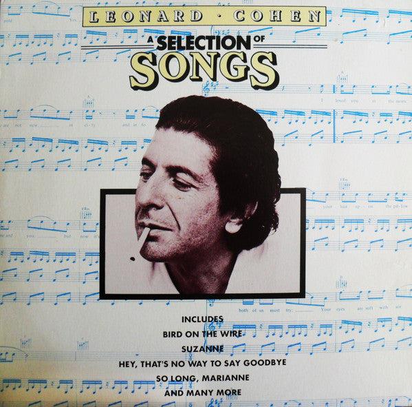 Leonard Cohen – A Selection Of Songs LP vinyl record, image 1 of 5