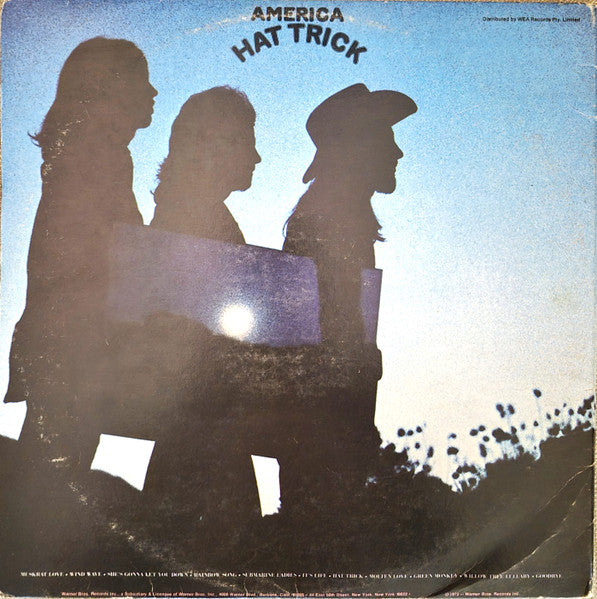 America – Hat Trick LP vinyl record, image 2 of 8