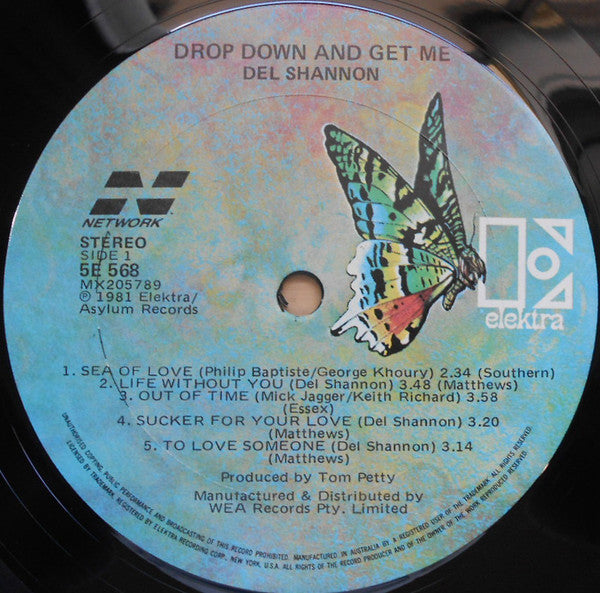 Del Shannon – Drop Down And Get Me LP vinyl record, image 2 of 3
