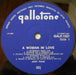 Judy Page – A Woman In Love LP vinyl record, image 3 of 4