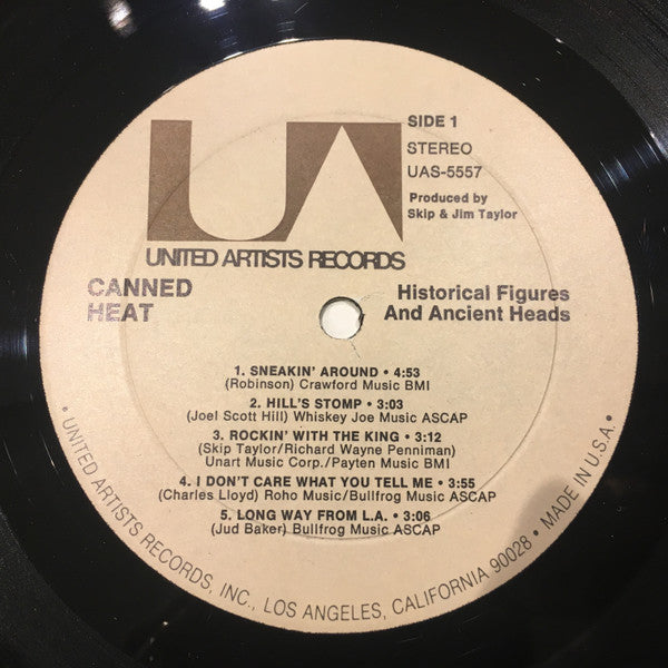 Canned Heat – Historical Figures And Ancient Heads LP vinyl record, image 5 of 7