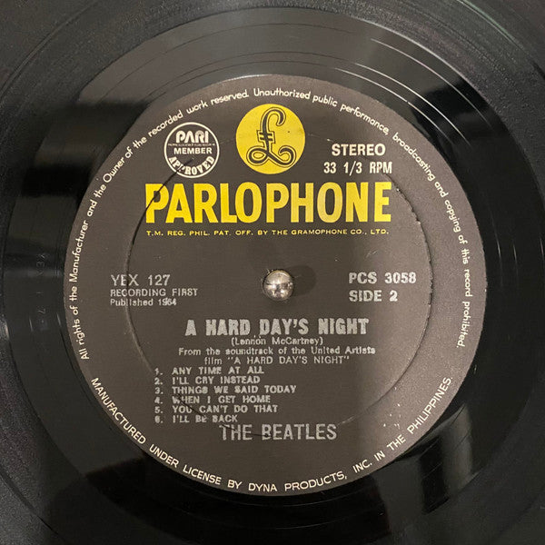 The Beatles – A Hard Day's Night LP vinyl record, image 4 of 6