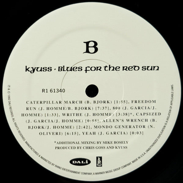 Kyuss – Blues For The Red Sun LP vinyl record, image 4 of 5