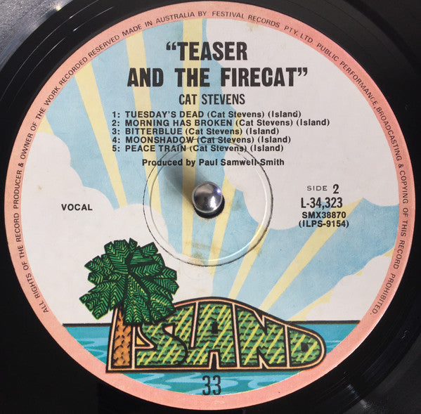 Cat Stevens – Teaser And The Firecat LP vinyl record, image 5 of 5