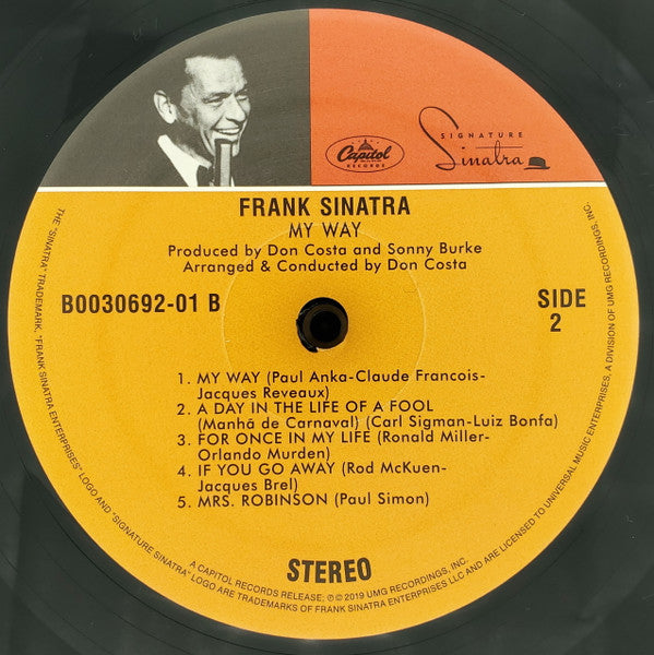 Frank Sinatra – My Way LP vinyl record, image 5 of 5