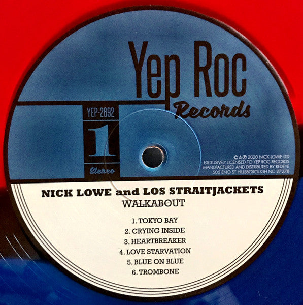 Nick Lowe, Los Straitjackets – Walkabout LP vinyl record, image 6 of 9