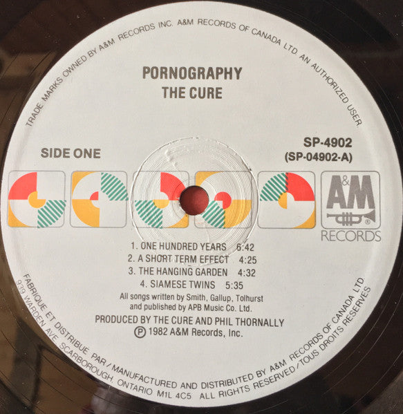 The Cure – Pornography LP vinyl record, image 3 of 4