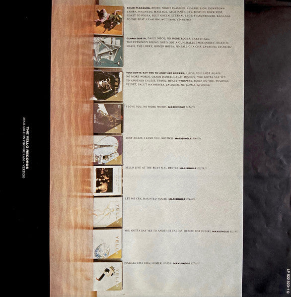Yello – Stella LP vinyl record, image 6 of 6