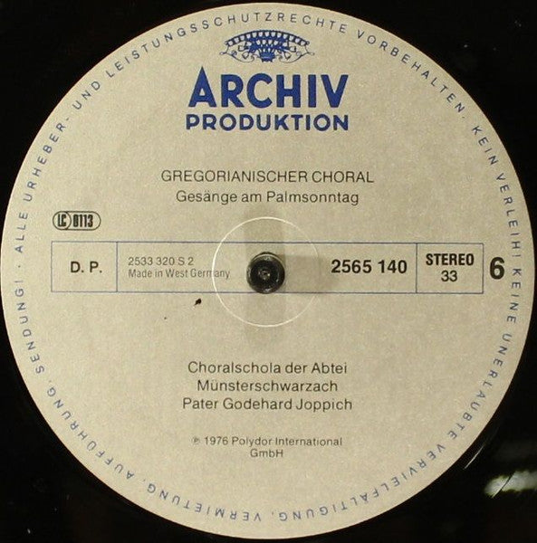 Various – Die Tradition Des Gregorianischen Chorals (6xLP) LP vinyl record, image 10 of 10