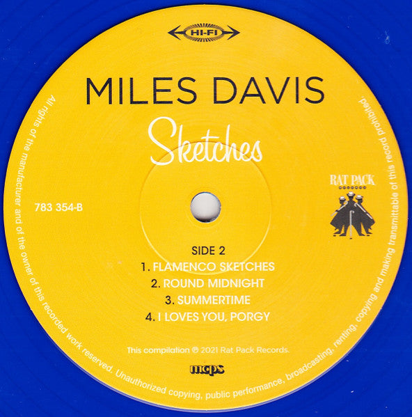 Miles Davis – Sketches LP vinyl record, image 4 of 9
