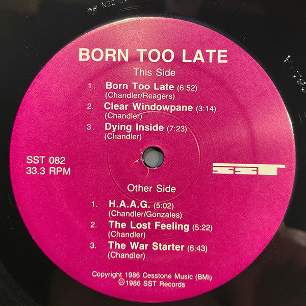 Saint Vitus – Born Too Late LP vinyl record, image 5 of 6