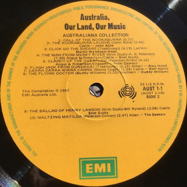 Various – Australia - Our Land Our Music (2xLP) LP vinyl record, image 5 of 7