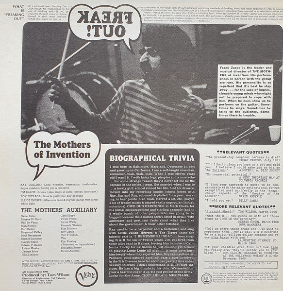 The Mothers – Freak Out! (2xLP) LP vinyl record, image 7 of 8