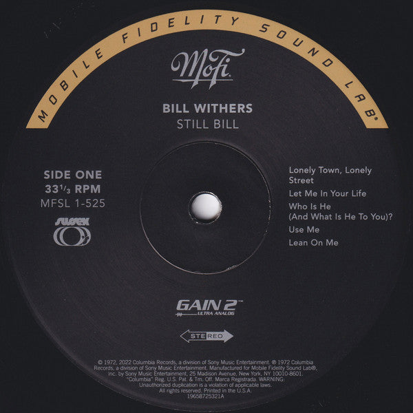 Bill Withers – Still Bill LP vinyl record, image 6 of 8