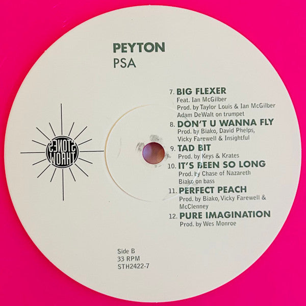 Peyton – PSA LP vinyl record, image 4 of 9