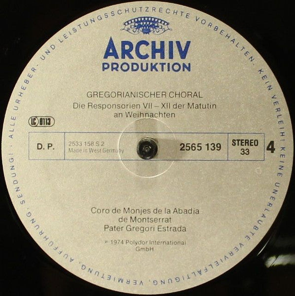 Various – Die Tradition Des Gregorianischen Chorals (6xLP) LP vinyl record, image 8 of 10