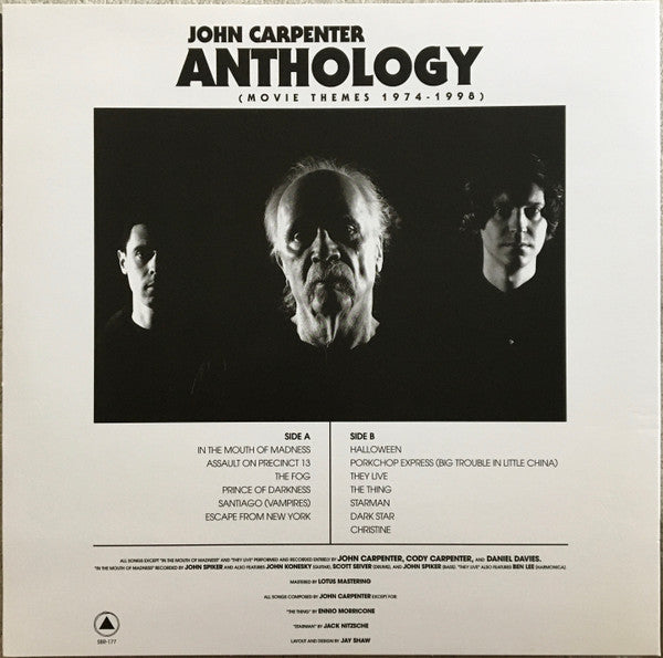 John Carpenter – Anthology (Movie Themes 1974–1998) LP vinyl record, image 2 of 7