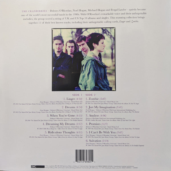The Cranberries – Dreams: The Collection LP vinyl record, image 3 of 3