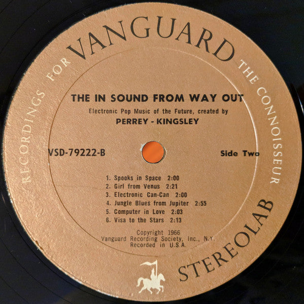 Perrey & Kingsley – The In Sound From Way Out! LP vinyl record, image 4 of 4