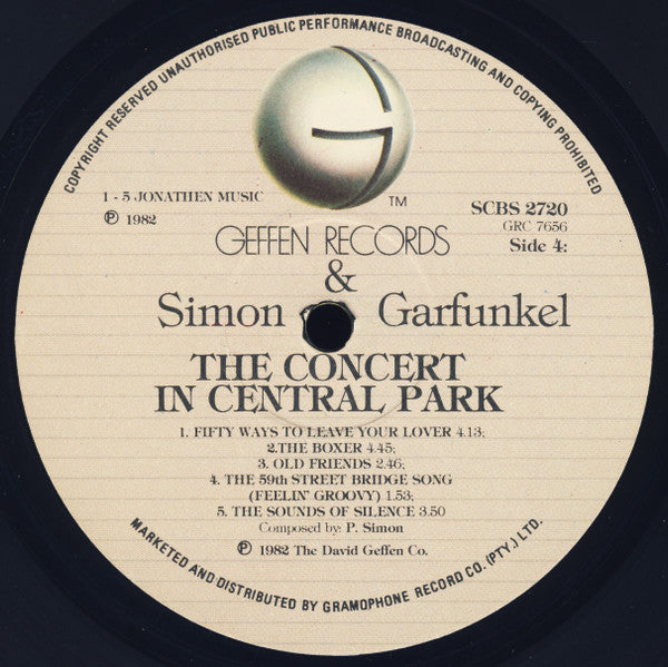 Simon & Garfunkel – The Concert In Central Park (2xLP) LP vinyl record, image 9 of 10