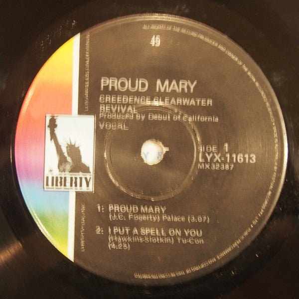 Creedence Clearwater Revival – Proud Mary 7" vinyl record, image 2 of 4