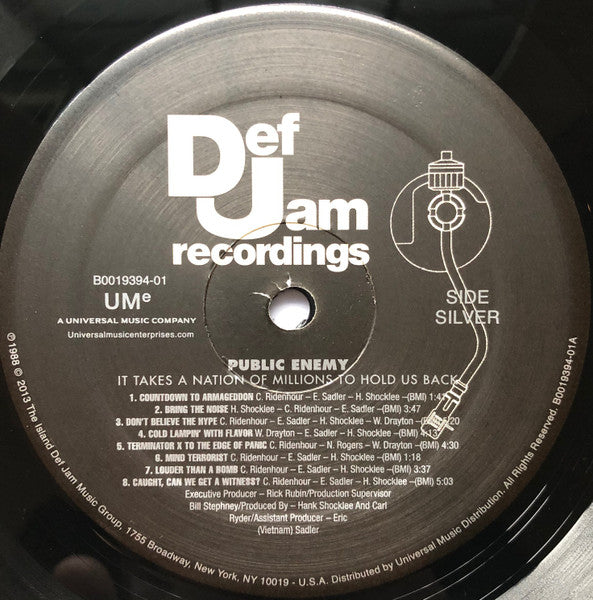 Public Enemy – It Takes A Nation Of Millions To Hold Us Back LP vinyl record, image 2 of 5