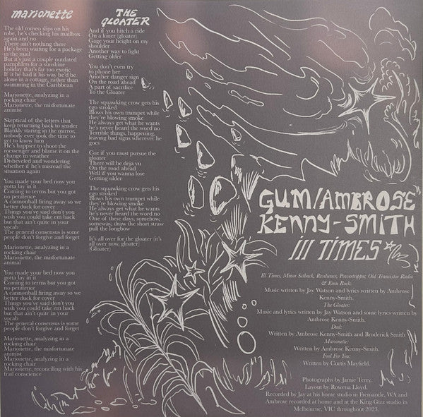 Gum, Ambrose Kenny-Smith – Ill Times LP vinyl record, image 4 of 10