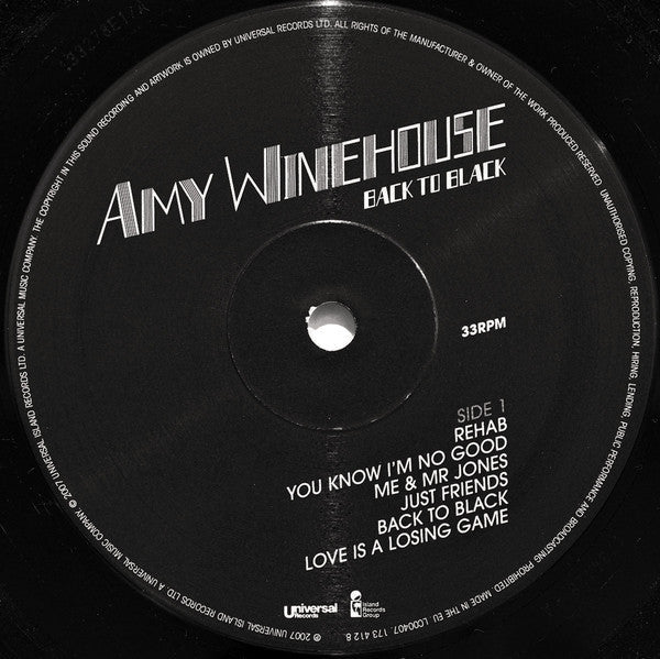 Amy Winehouse – Back To Black LP vinyl record, image 3 of 6