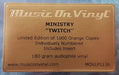 Ministry – Twitch LP vinyl record, image 7 of 8