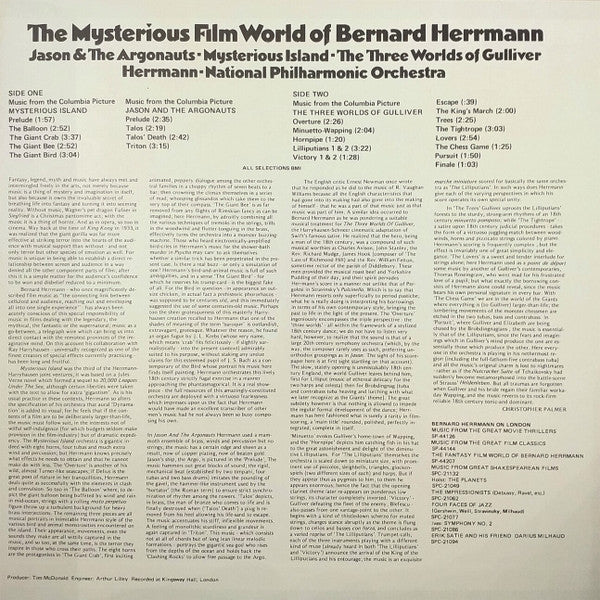 Bernard Herrmann – The Mysterious Film World Of Bernard Herrmann (2xLP) LP vinyl record, image 4 of 9