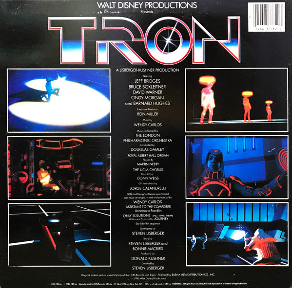 Wendy Carlos – Tron (Original Motion Picture Soundtrack) LP vinyl record, image 2 of 7